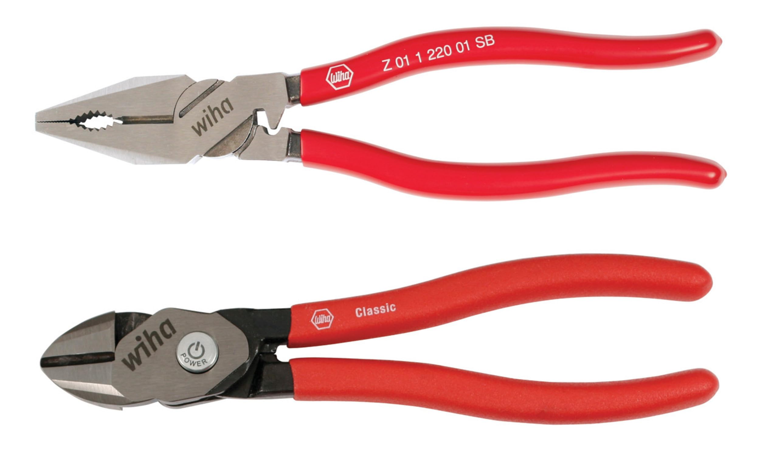 Soft Grip Pliers Set - 2 Piece Non-Slip Comfort Handle Tool Kit for Home Repair, DIY Projects & Automotive Work