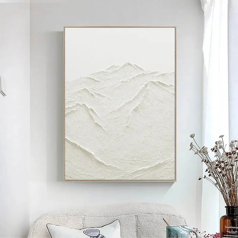 Minimalist Textured Plaster Art Painting - Modern Abstract Wall Decor for Living Room, Bedroom & Office | #MM029