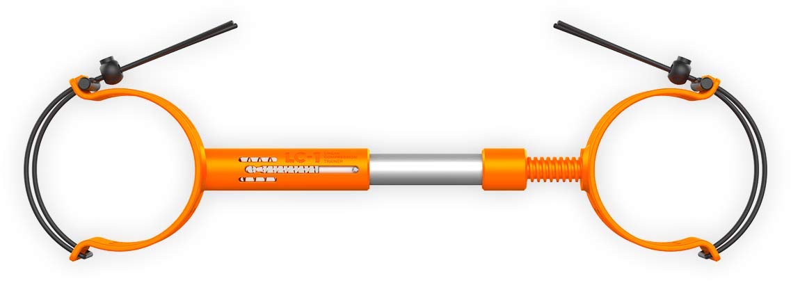 LC-1 Golf Swing Trainer - Linear Compression Training Aid for Men & Women - Improve Swing Mechanics Fast - Perfect for Driving Range & Home Practice