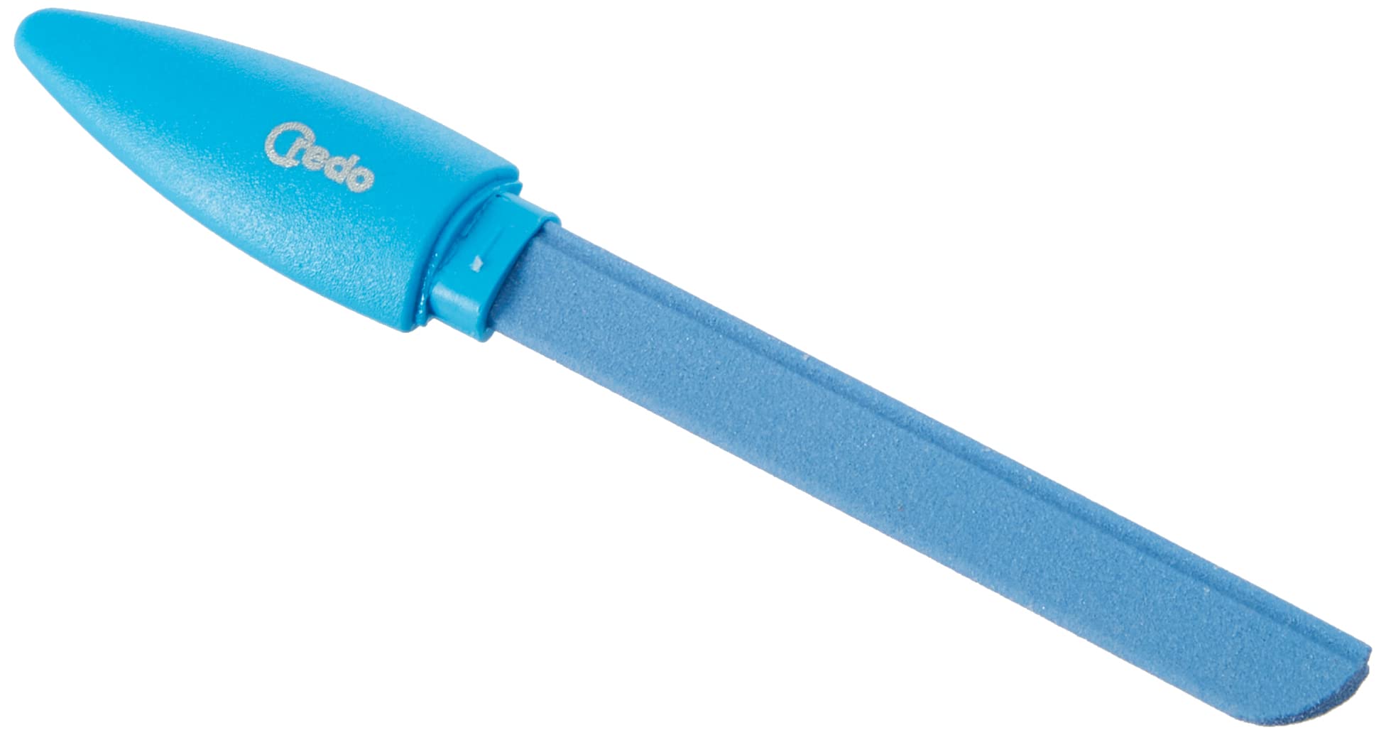 Credo Solingen Ceramic Nail File - Yellow Pop Art Design for Professional Manicures & Pedicures - Perfect for Home, Salon, and Travel Nail Care