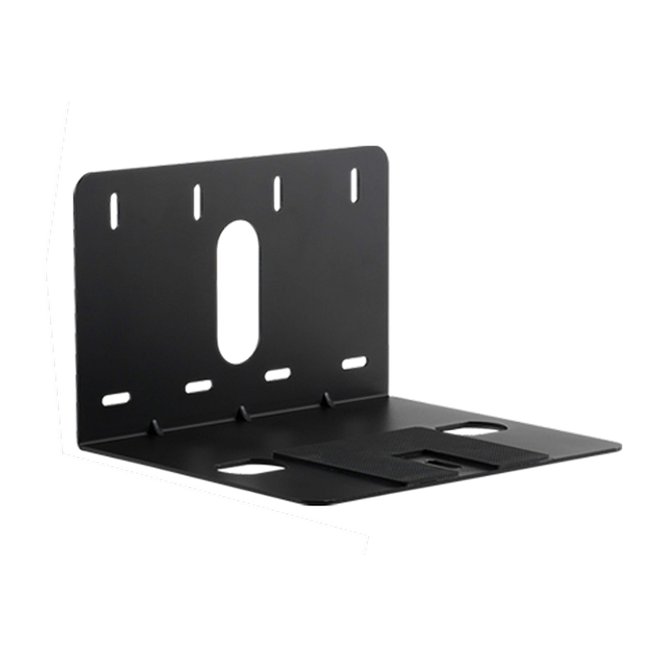 Lumens VC-AC03 Universal PTZ Camera Mounting Bracket - Heavy Duty Black Metal Clamp for Security, Surveillance & Conference Room Installation | Compatible with Most PTZ Video Cameras