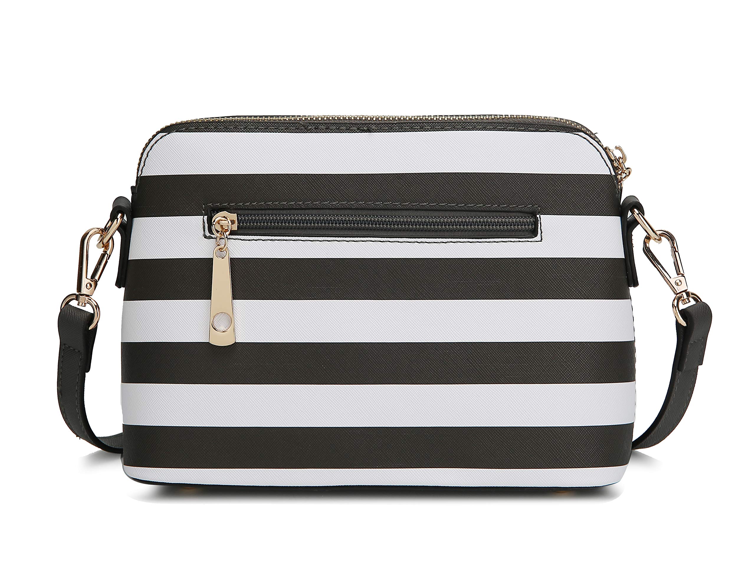 MKF Women's Crossbody Bag - Stylish PU Leather Shoulder Purse with Multiple Pockets, Fashionable Messenger Handbag for Daily Use, Work, Travel & Shopping