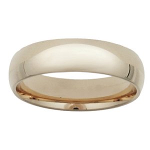 14K Yellow Gold High Polished Men's Wedding Band Ring - Plain & Simple Design for Men - Perfect for Weddings, Anniversaries, and Special Occasions