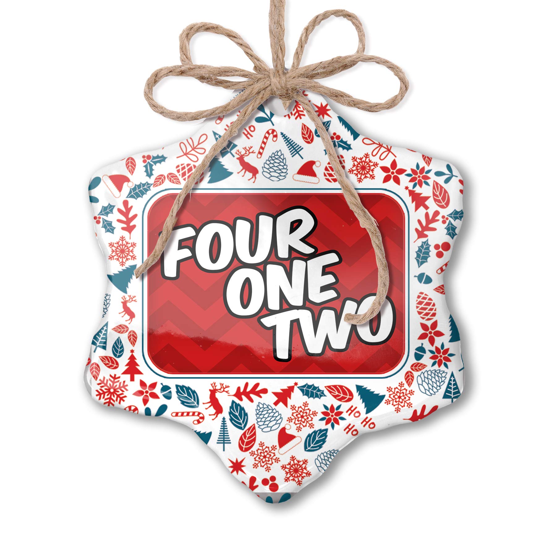Pittsburgh PA Christmas Ornament - Red White & Blue Holiday Decor for Tree, Gift & Home Decoration | Festive Xmas Party & Office Decor