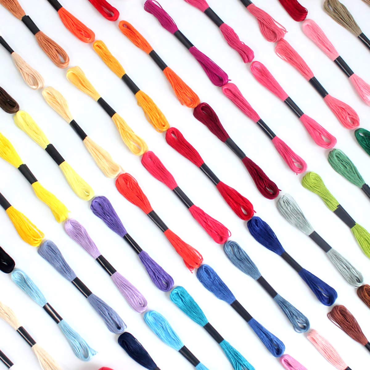 Vilihkc 150 Skeins Rainbow Embroidery Floss Set - Premium Cotton Cross Stitch Threads for DIY Bracelets, Friendship Bands & Handmade Crafts | Perfect for Scrapbooking, Needlework & Home Decor Projects