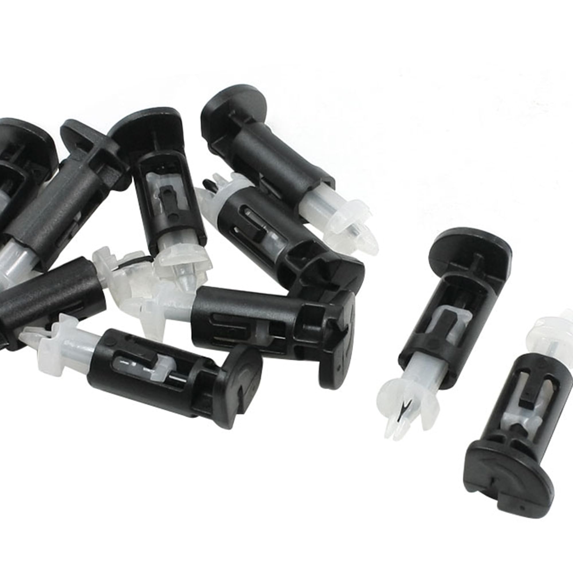 10Pcs Plastic Heatsink Mounting Clips for CPU Cooler | Secure 4-Way Mounting Pins | Ideal for PC Builds & Computer Upgrades