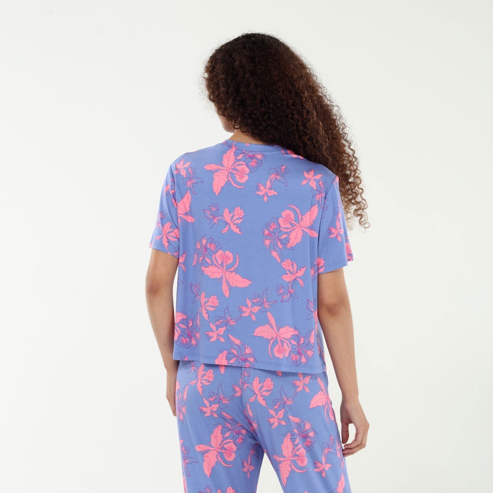 All American Tee Pant Set - Newport Floral Print Casual Outfit | Perfect for Spring Summer Wear, Weekend Outings & Family Gatherings