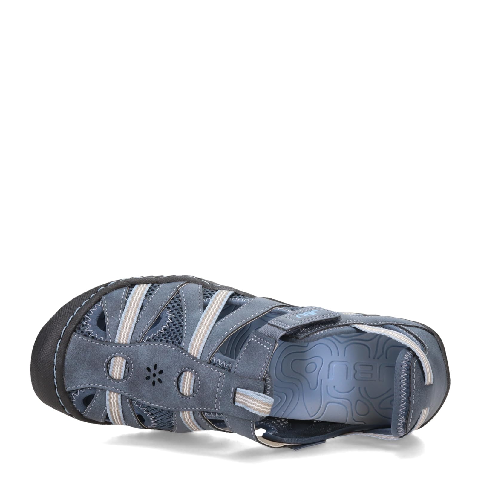 JBU Regional Water Ready Women's Outdoor Comfort Adjustable Closed Toe Water Shoes for Beach, Pool, and Kayaking Adventures