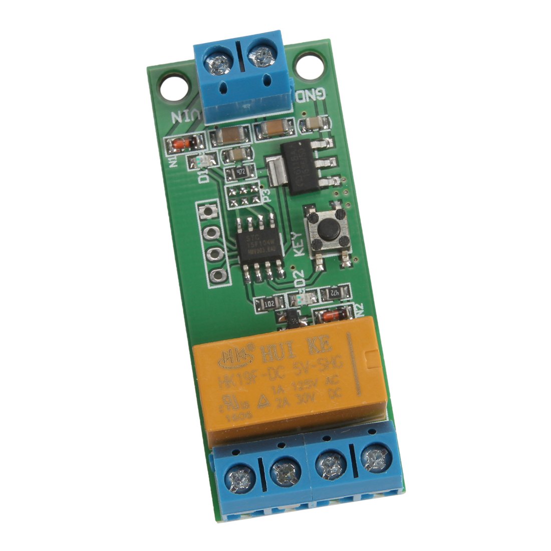 Vanki 5V 6V 9V DC Motor Reverse Polarity Cyclic Timer Switch with Time Repeater & Delay Relay - 1pc for Robotics, DIY Projects, and Automation Control