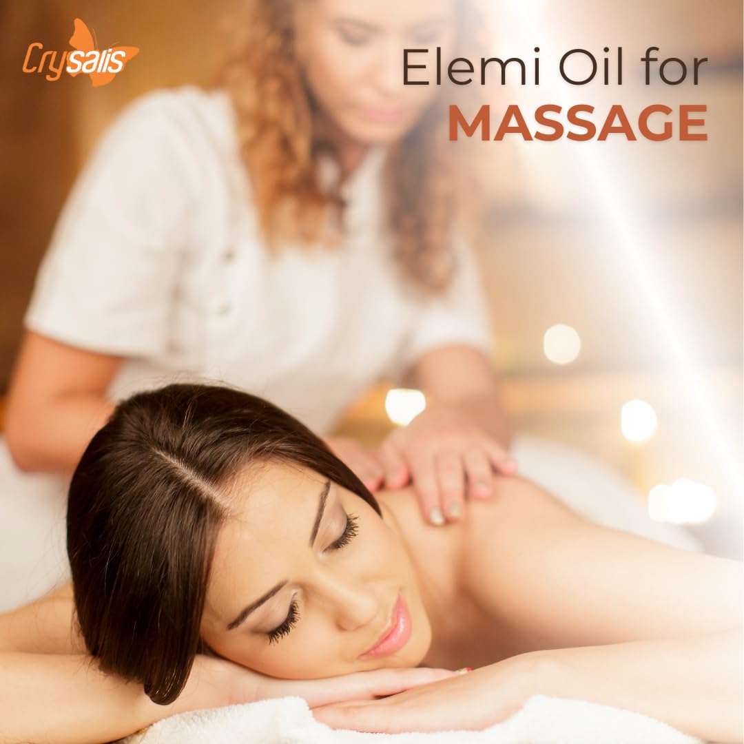 Pure Elemi Essential Oil (Canarium luzonicum) - 100% Natural, Therapeutic Grade - 33.8 Fl Oz (1000ml) for Aromatherapy, Massage & Skin Care