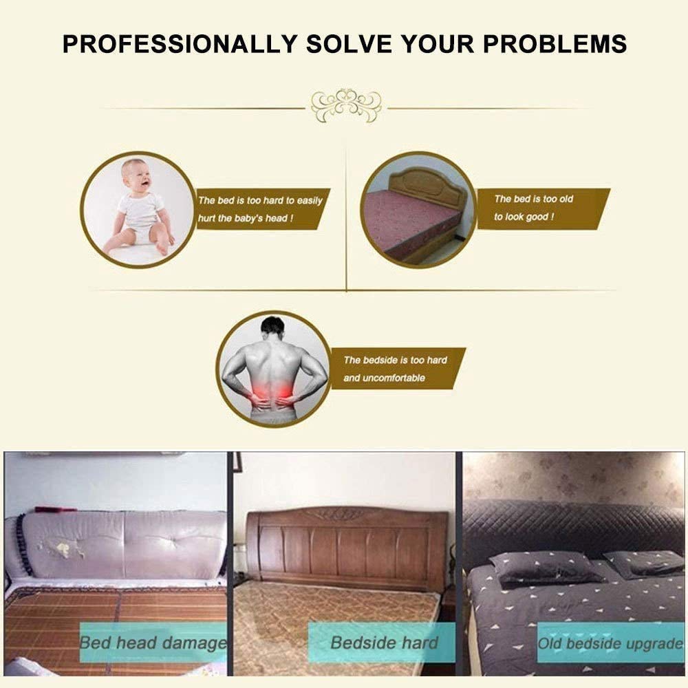 **Stretchable Dustproof Headboard Slipcover for King/Queen/Twin Beds - 220cm (86