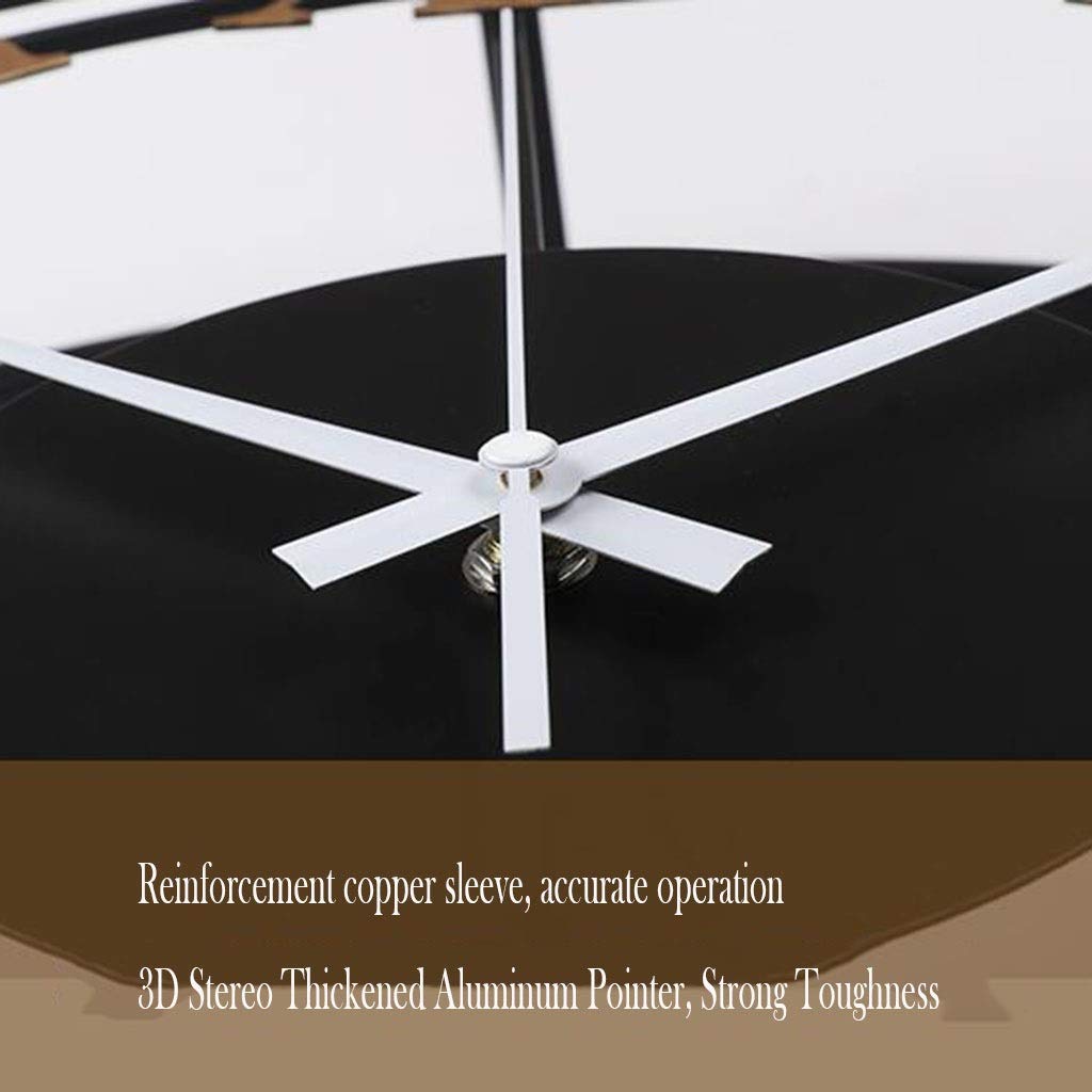 Modern Minimalist Luxury Wall Clock with Roman Numerals - 18 Inch Round Silent Non-Ticking Decorative Clock for Living Room, Bedroom, Office & Home Decor