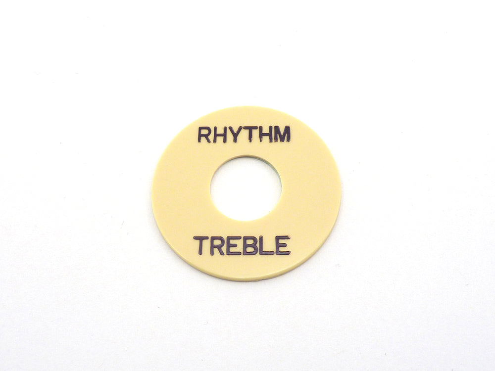 Les Paul Style Switch Washer Cream - Black Replacement Part for Guitar Pickup Selector - Perfect for DIY Guitar Repairs & Upgrades