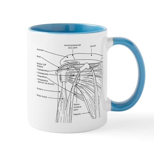 White/Blue Inside - Shoulder Joint Mug