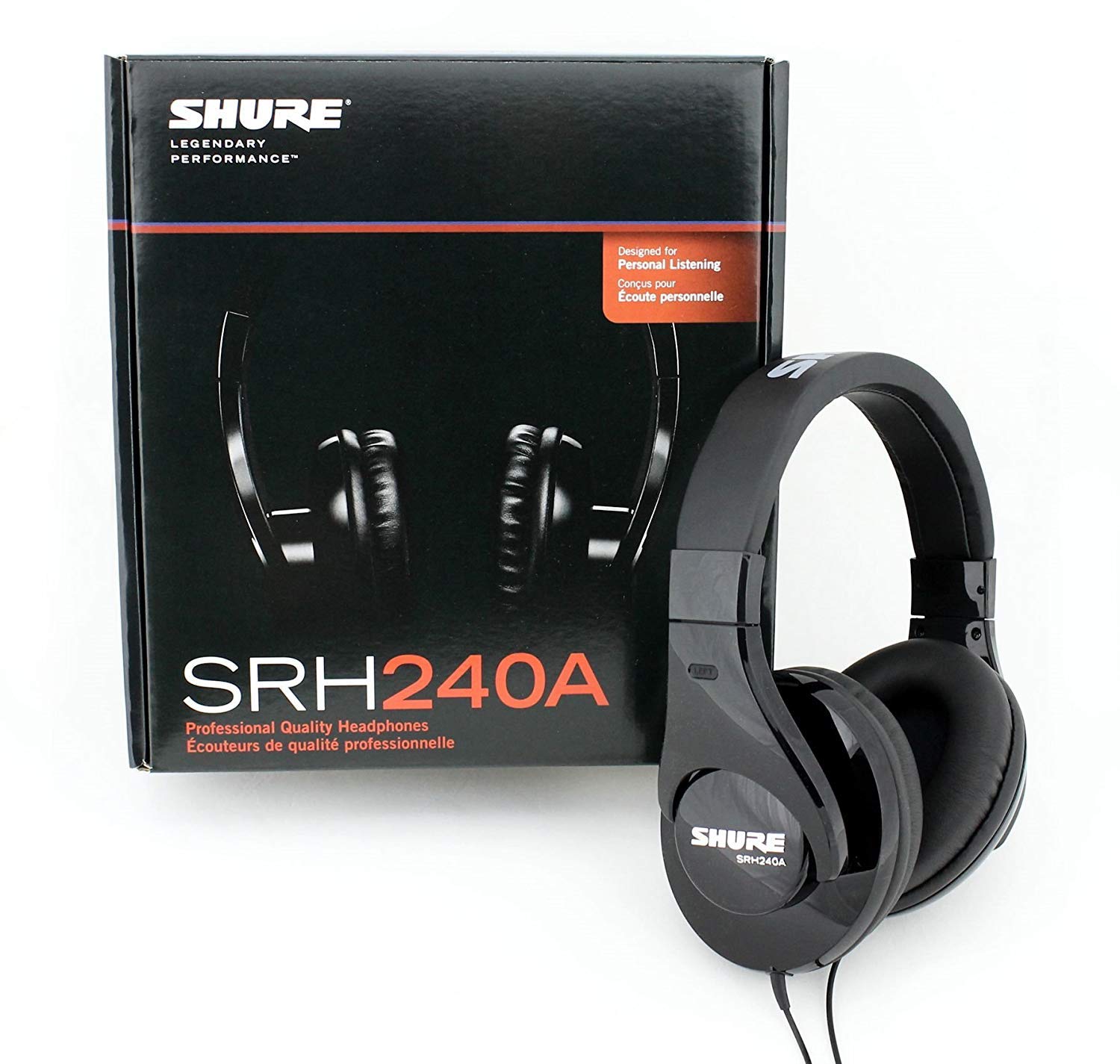 Shure MV5 & SRH240A Professional Mobile Recording Bundle - Studio-Quality USB Microphone & Over-Ear Headphones for Podcasting, Streaming, Voiceovers & Music Recording | Works with iPhone, Android & Computer