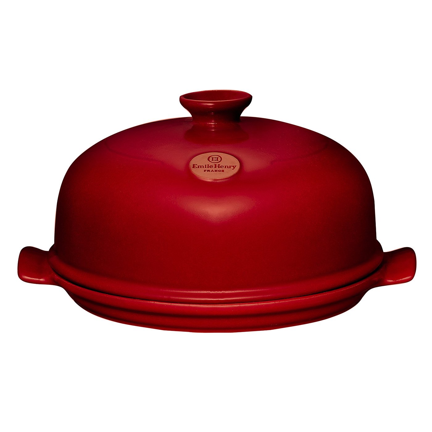 Emile Henry Artisan Bread Cloche - Burgundy Red | Ceramic Bread Baking Dome for Perfect Crust | Ideal for Sourdough, Baguettes & Homemade Bread