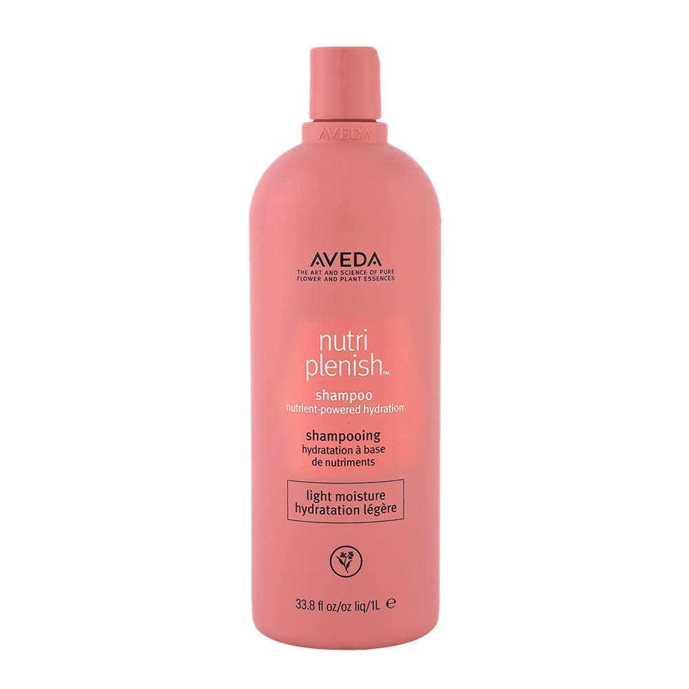 Aveda Nutriplenish Light Moisture Shampoo & Conditioner Set - 33.8 oz (1 Liter) Duo for Dry Hair - Hydrating & Nourishing Hair Care for Daily Use at Home or Salon
