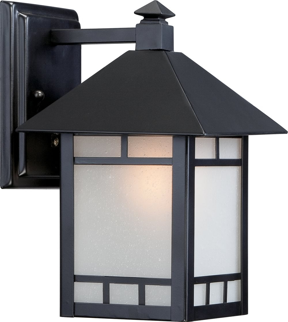 11H Drexel 1 Light Outdoor Stone Black Wall Sconce - Waterproof Exterior Lighting for Porch, Patio, Garden, and Entryway