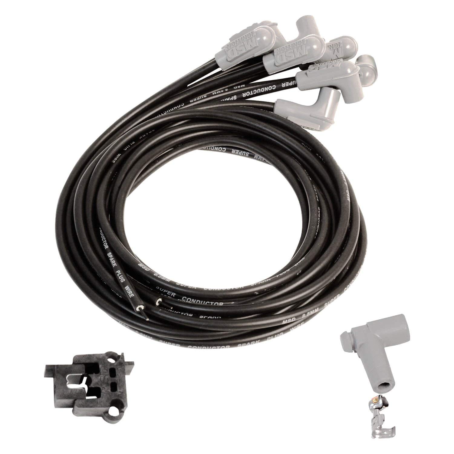 MSD Ignition 31223 Universal Spark Plug Wire Set - High Performance Replacement Wires for Cars, Trucks & SUVs - Perfect for Engine Upgrades & Tuning