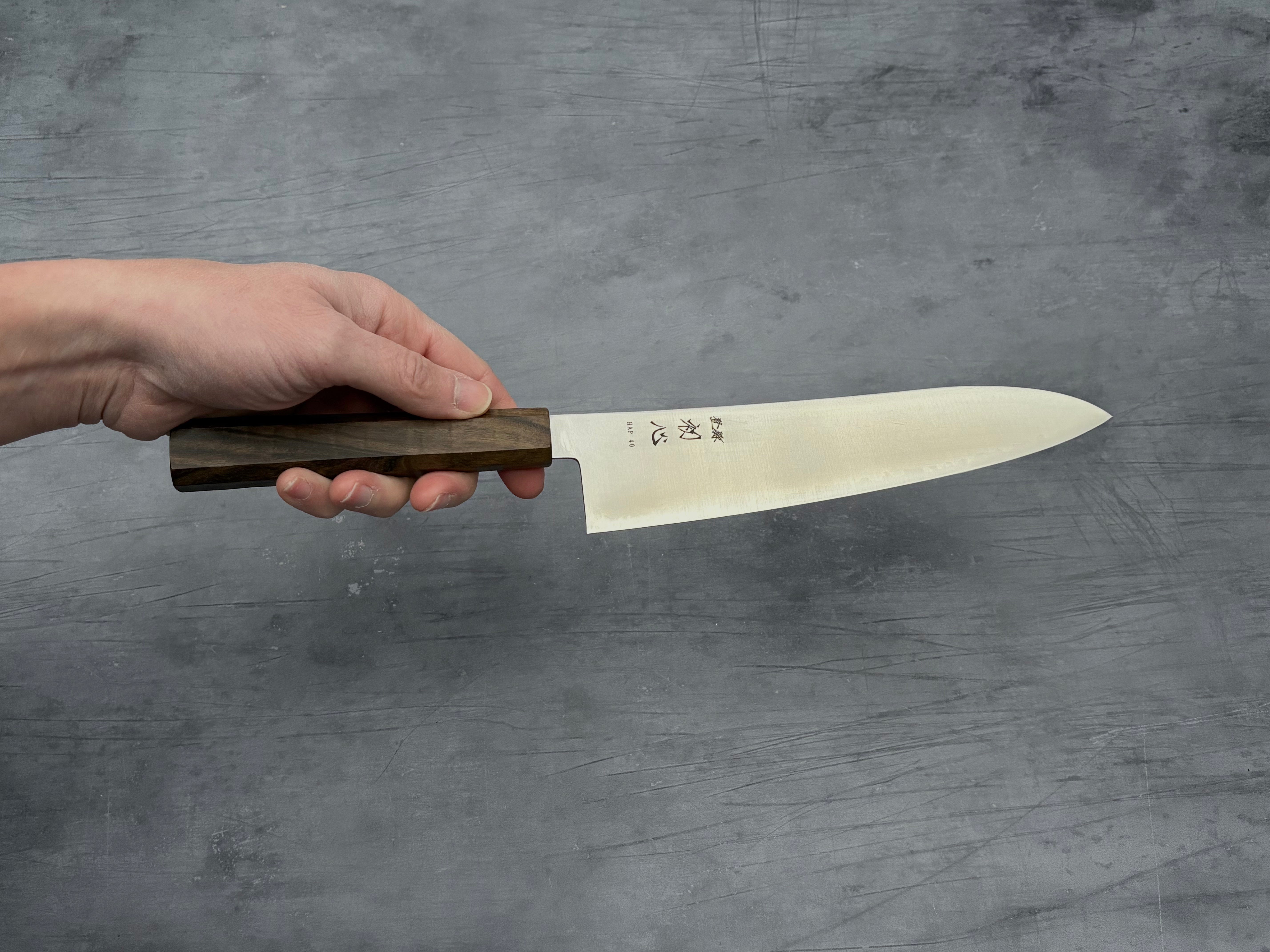 Hatsukokoro Hayabusa HAP40 Gyuto 210mm Japanese Chef Knife - High-Performance Kitchen Knife for Professional Chefs & Home Cooking, Perfect for Slicing, Dicing & Chopping Vegetables, Meat & Fish