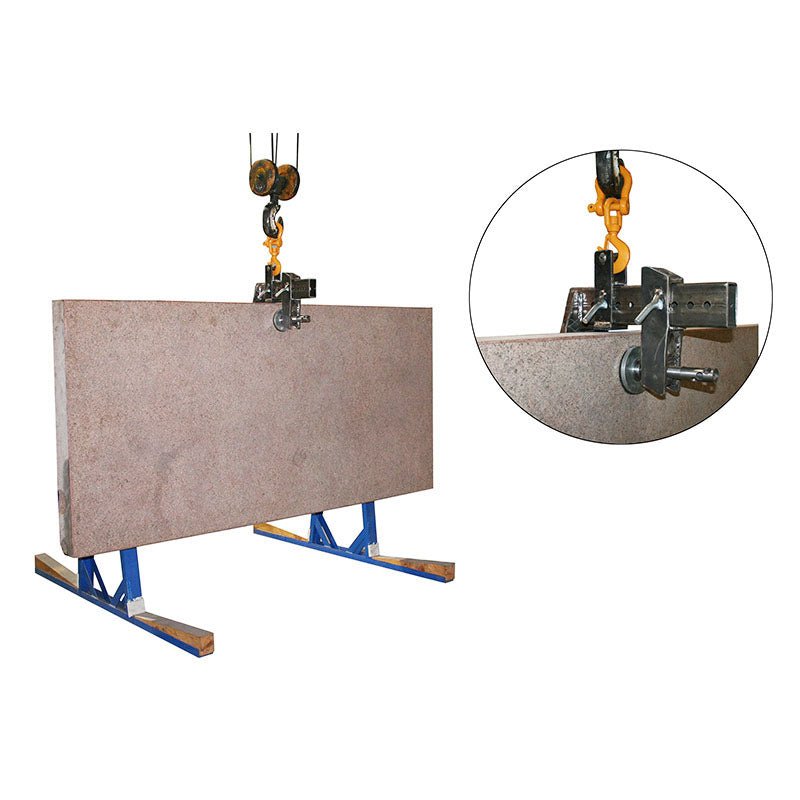 Aardwolf Heavy-Duty Monument Clamp & Lifter - Secure Lifting Tool for Stone, Granite, and Marble - Perfect for Construction, Landscaping, and Monument Installation