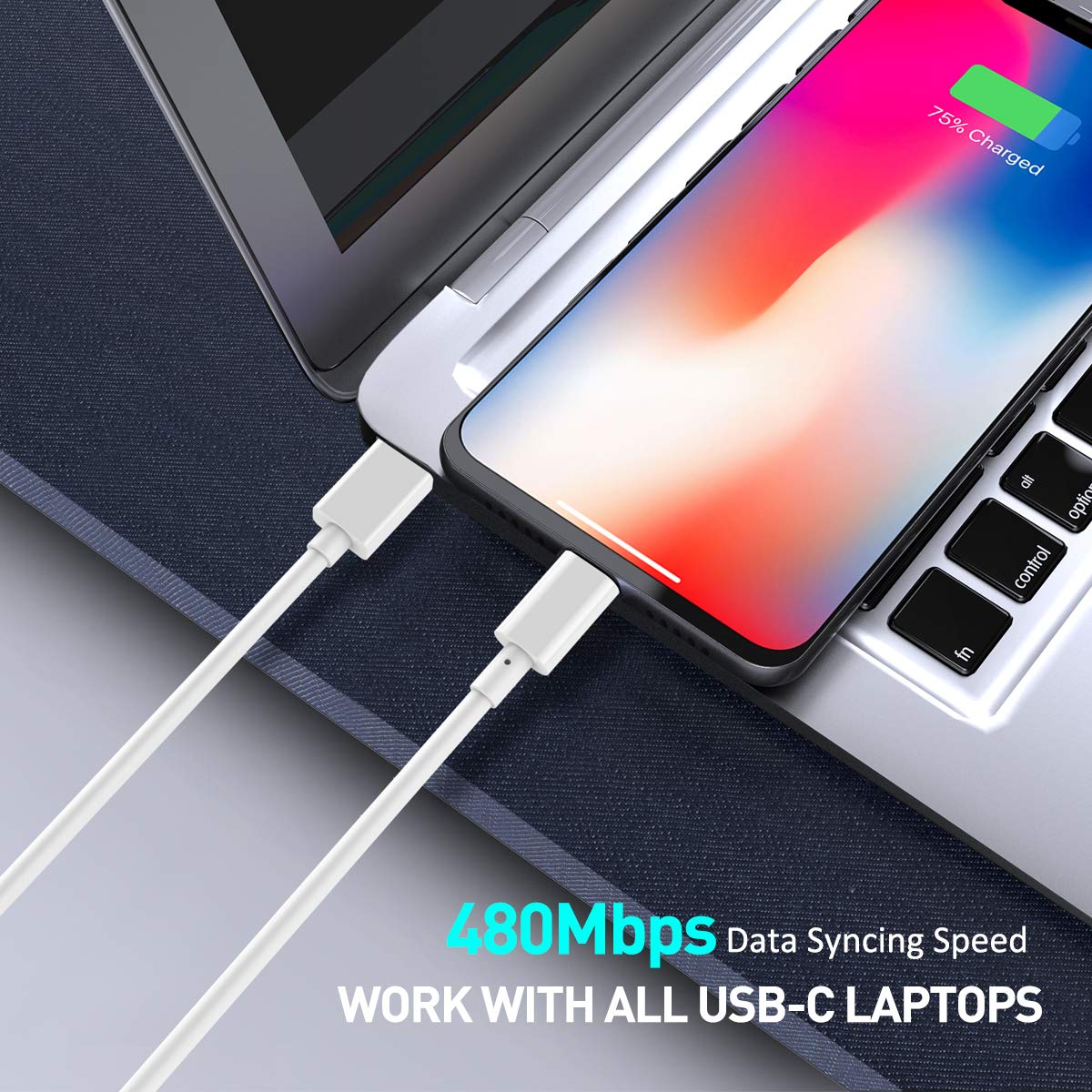 Apple MFi Certified USB C to Lightning Cable 3Ft - Fast Charging Power Delivery Cord for iPhone 12/11/X/8 Series, iPad & AirPods - Perfect for Home, Office & Travel Charging