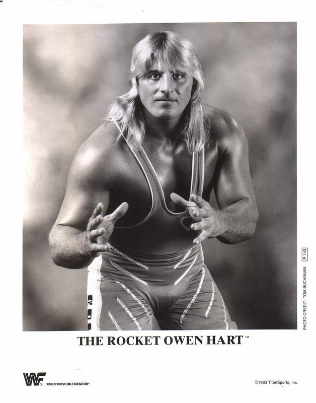 1993 The Rocket Owen Hart P140b Wrestling Action Figure - Vintage WWE Collectible for Fans & Display