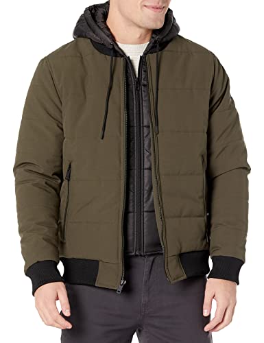 Horizontal Quilted Olive