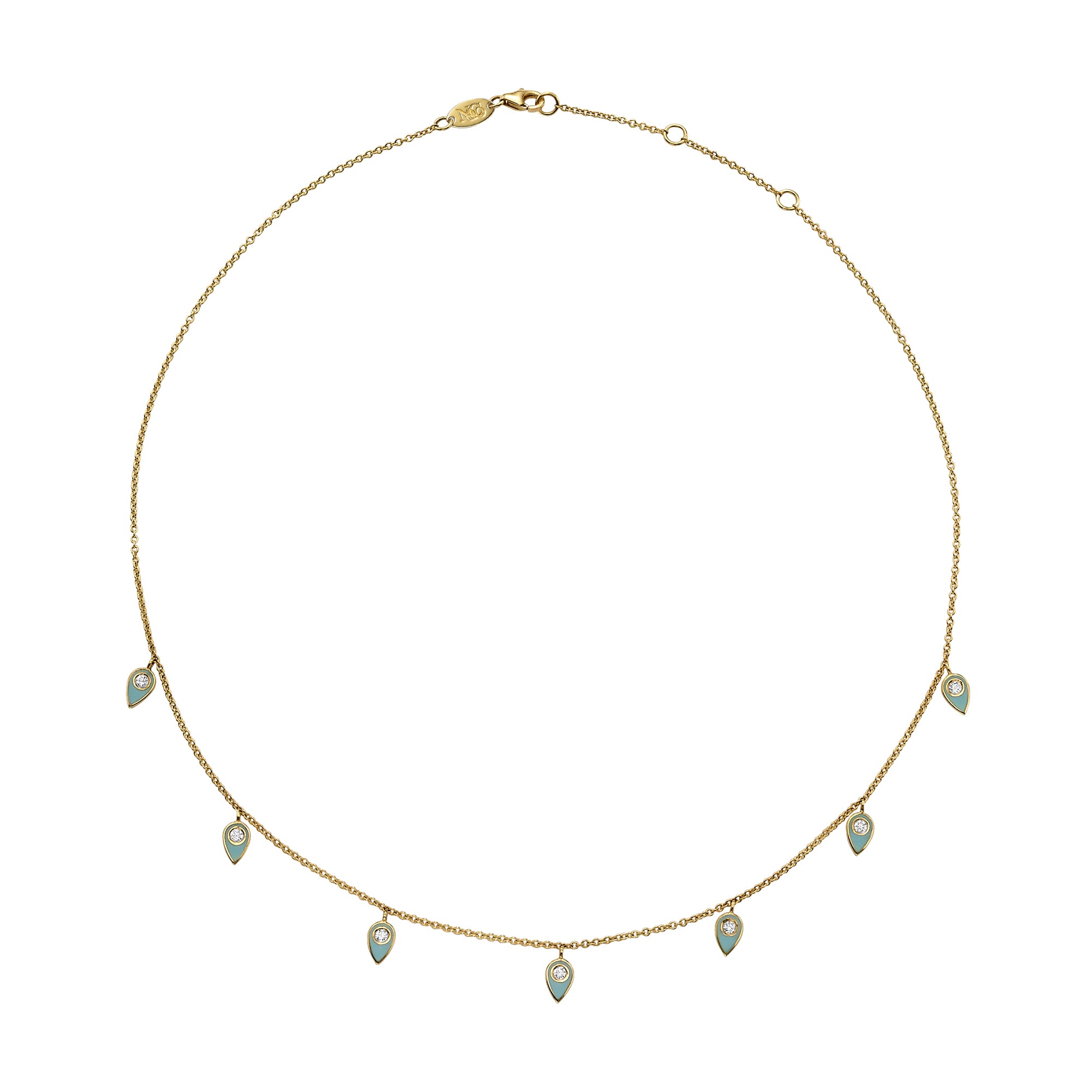 Pavea Diamond Necklace for Women - 14K Gold Plated Cubic Zirconia Pendant - Elegant Layering Jewelry for Parties, Weddings & Everyday Wear