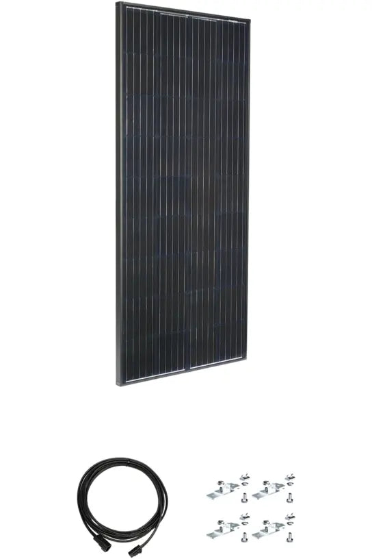 Zamp Solar Legacy Black 190 Watt Solar Panel Expansion Kit for RVs, Boats & Off-Grid Power - High Efficiency Portable Solar Charging System