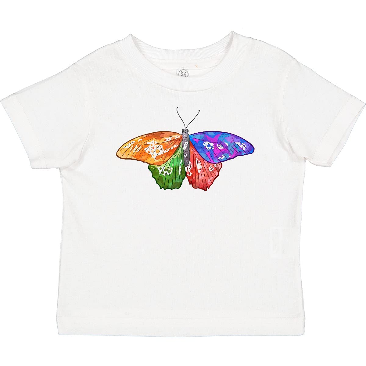 Inktastic Artistic Butterfly Baby T-Shirt - Cute Butterfly Design Cotton Tee for Infants & Toddlers - Perfect for Playdates, Birthday Parties & Family Photos