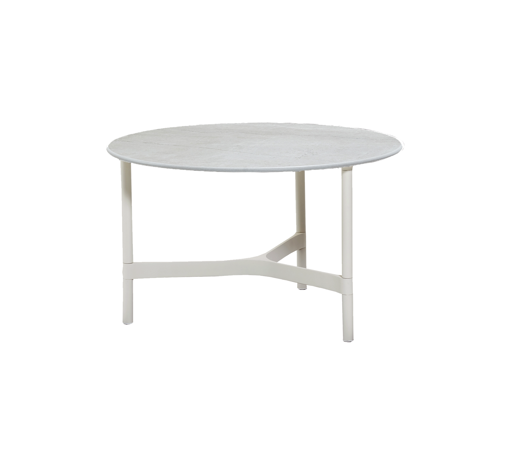 Modern Twist Coffee Table - Medium Size Round End Table for Living Room, Bedroom & Office - Stylish & Functional Home Decor Furniture