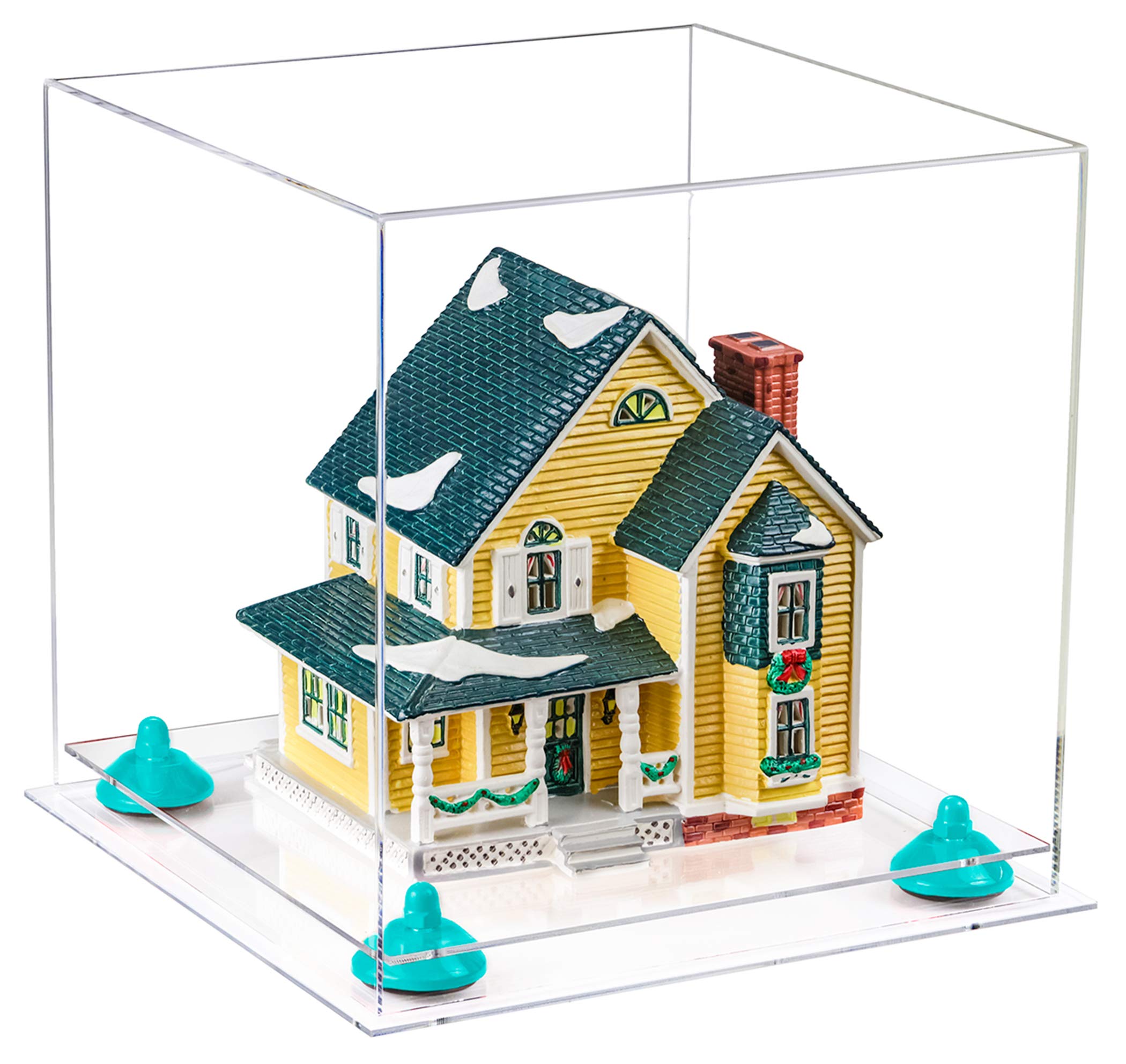 Clear Acrylic Display Case with Risers - Versatile Showcase for Collectibles, Jewelry & Retail Merchandise | Perfect for Store Displays, Home Decor & Gift Presentation