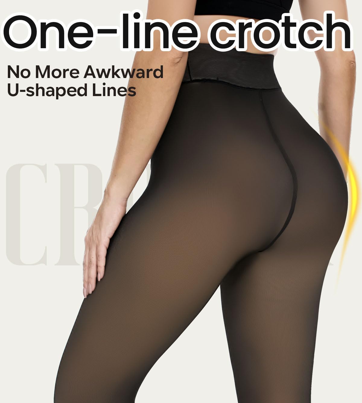 Women's Fleece Lined Thermal Tights - Winter Warm Black Leggings for Cold Weather, Perfect for Outdoor Activities & Layering