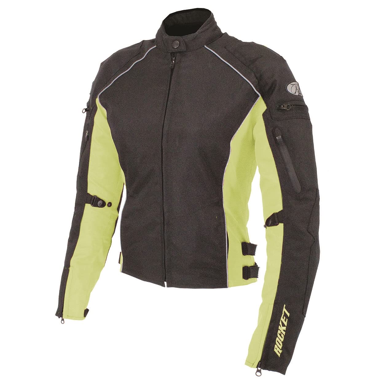 Joe Rocket Turbulent Women's & Men's Street Motorcycle Jacket - Black/High-Visibility/XS - Perfect for Urban Commuting & Motorcycle Riding