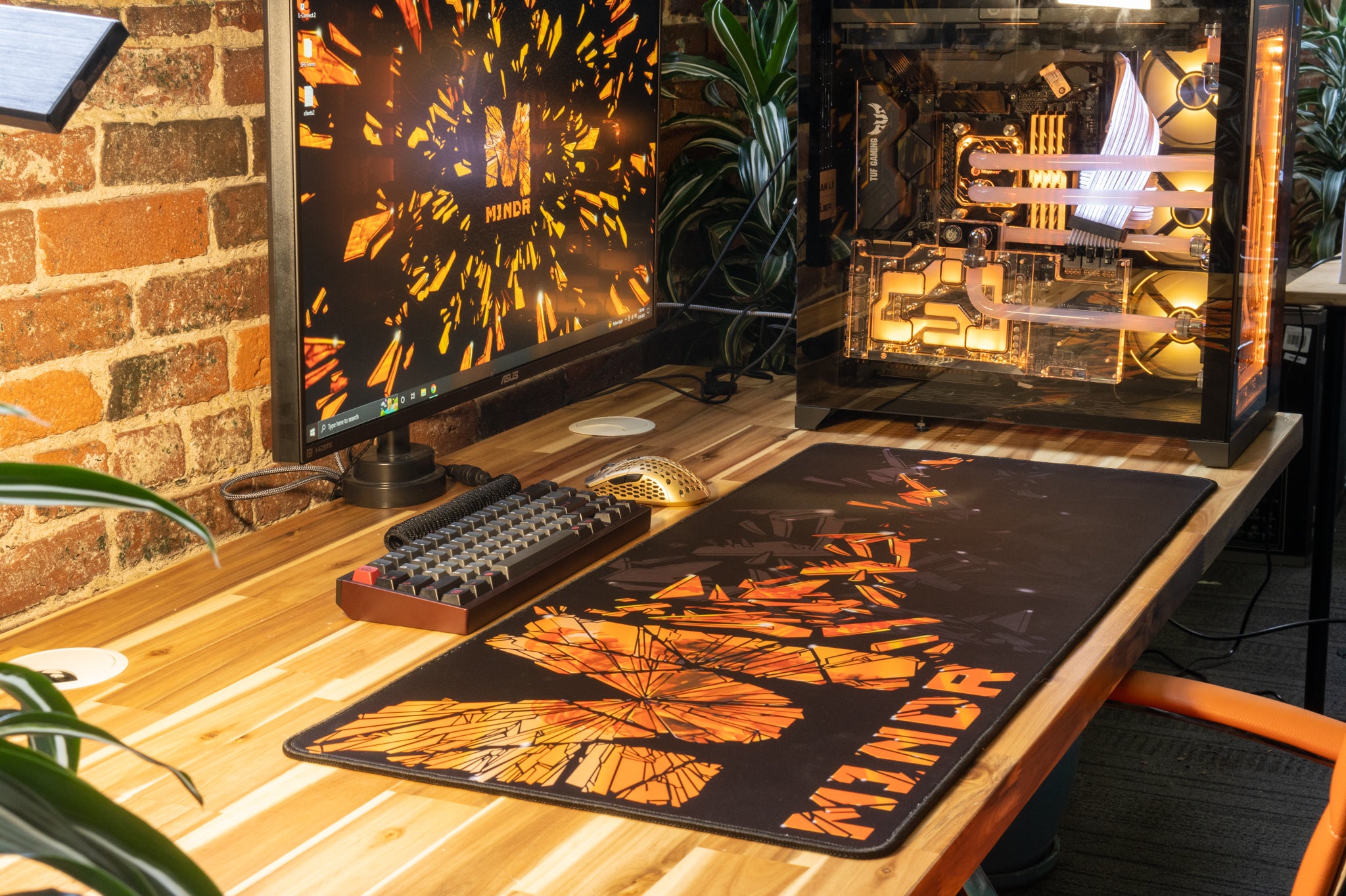 Limited Edition M1NDR Broken Memories Creator Deskmat - Premium Gaming & Office Mouse Pad for PC, Mac, Laptop - Perfect for Esports, Streaming & Home Office Workspace