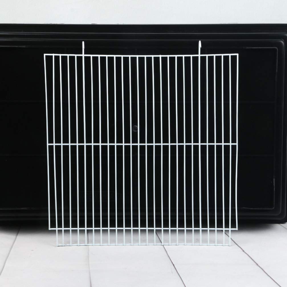 Balacoo 47-Inch Net Baffle Iron Pet Barrier Plate - Heavy Duty Dog & Cat Divider for Doors, Windows, and Stairs - Perfect for Home, Office, and Travel Use