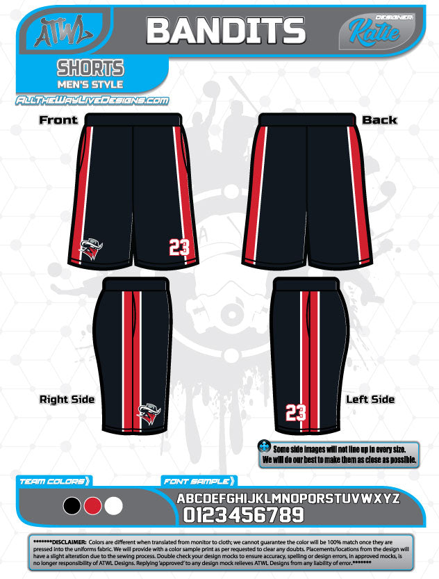 Bandits Baseball 11U Full Dye Short Sleeve Jersey - Youth Baseball Uniform for Games & Practice - Perfect for Team Sports, Tournaments & Summer Leagues