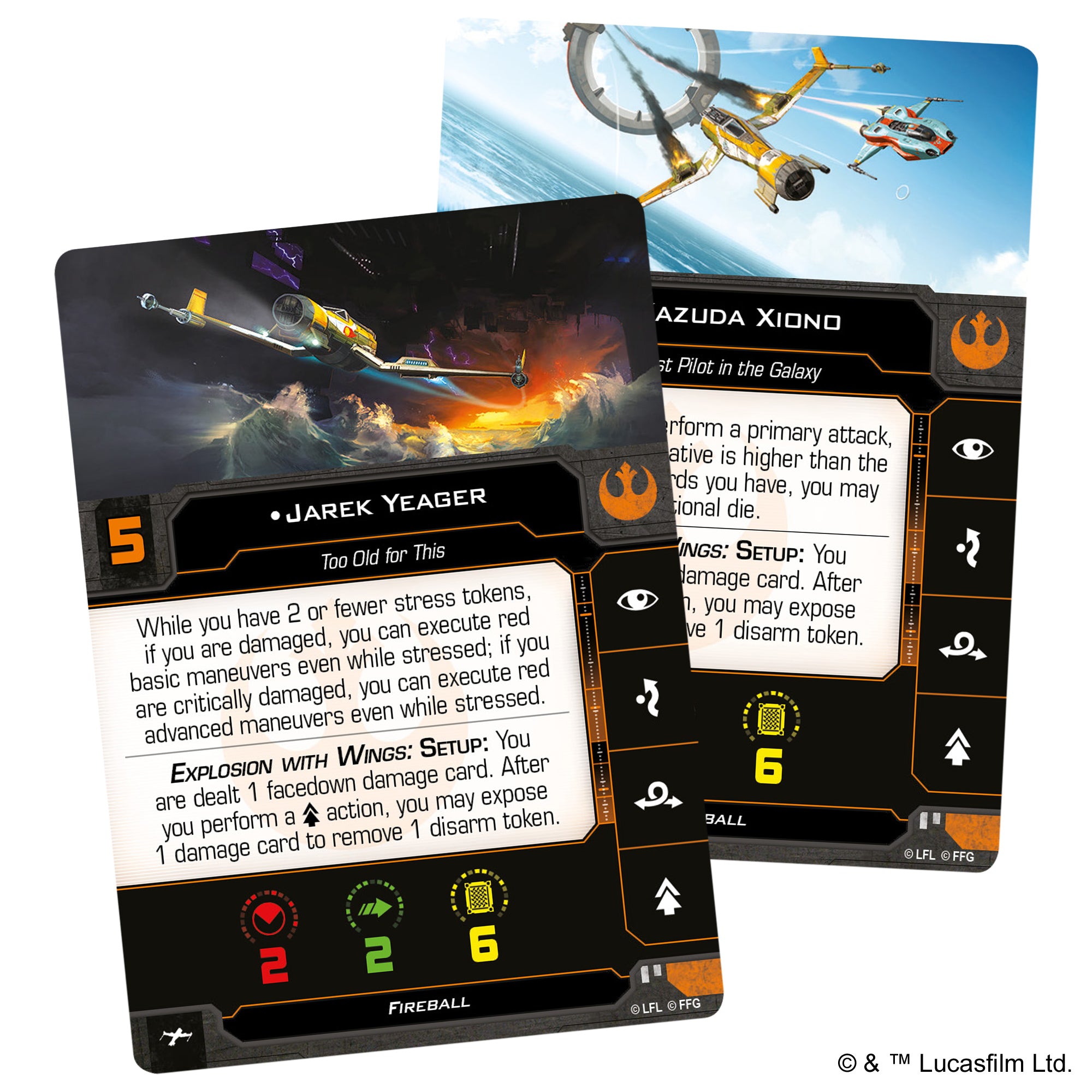 Star Wars X-Wing Miniatures Game 2nd Edition: Fireball Expansion Pack – Epic Space Battles for Tabletop Gaming
