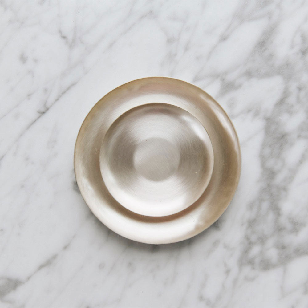 Sterling Silver Plated Round Serving Dish - Elegant Tableware for Dinner Parties, Buffets & Special Occasions