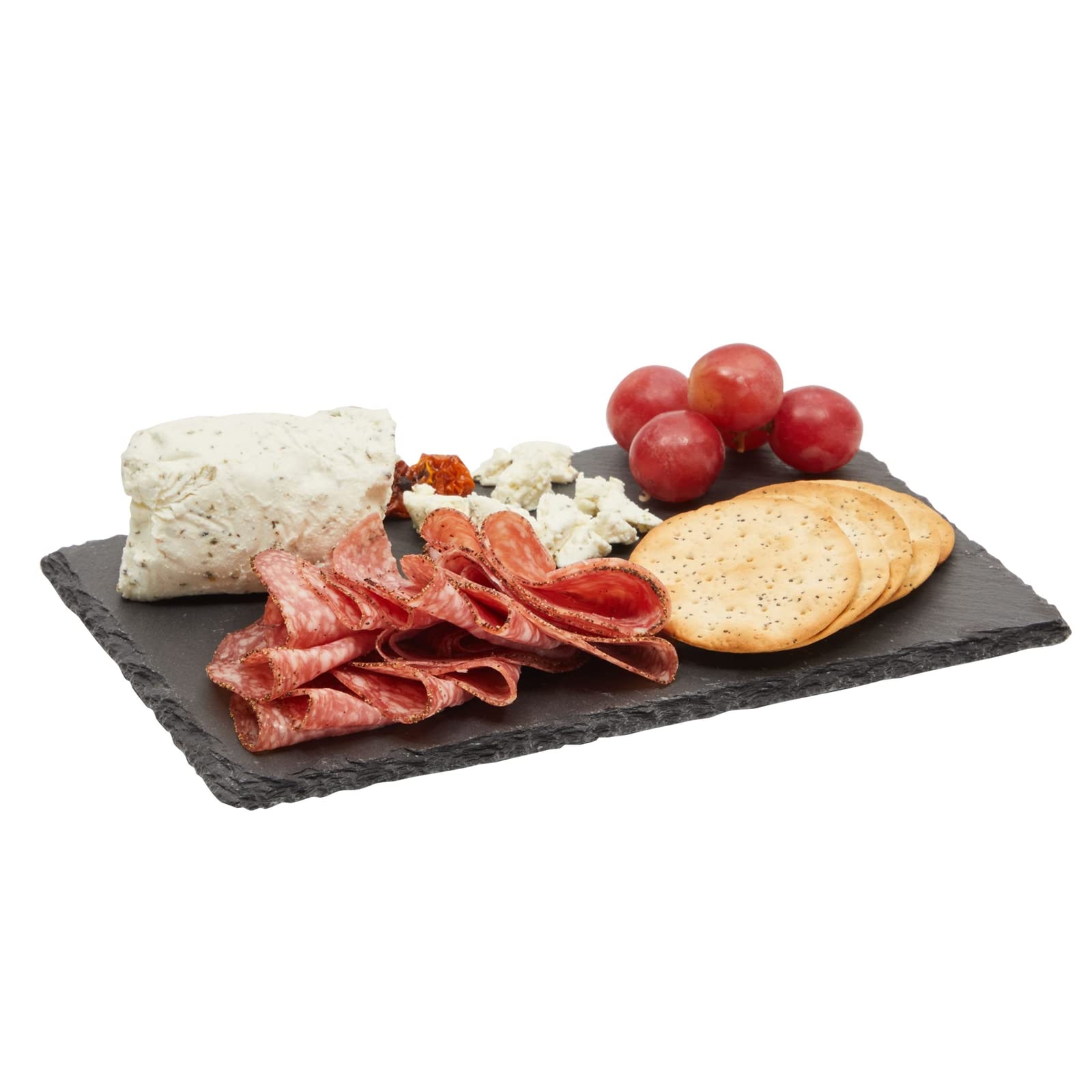 Juvale 6-Pack Mini Slate Charcuterie Boards Set with Chalk - 6x8.7 Inch Stone Serving Plates for Cheese, Sushi, Appetizers | Perfect for Parties, Picnics, and Elegant Home Dining
