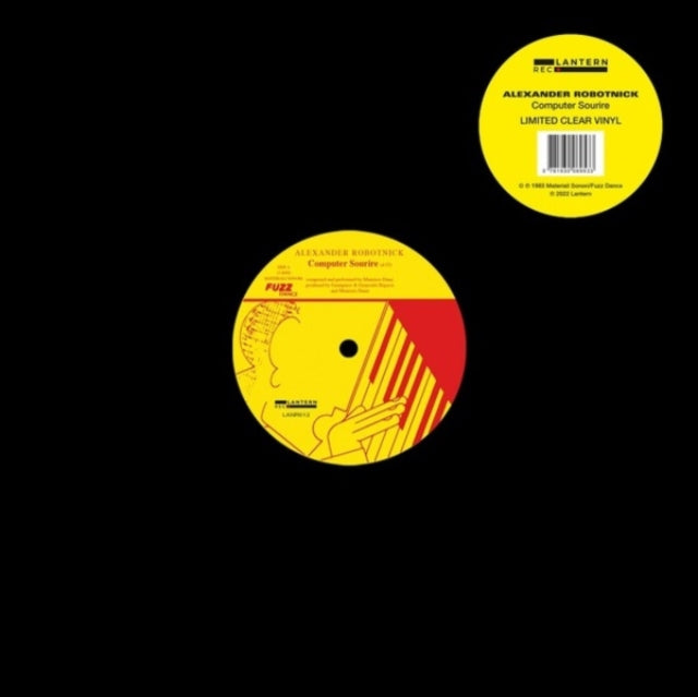 Alexander Robotnick LP - Computer Sourire (Clear Vinyl) | Limited Edition Electronic Dance Music Record | Perfect for DJs, Collectors & Vinyl Enthusiasts | Ideal for Home Listening, Parties & Music Production Studios