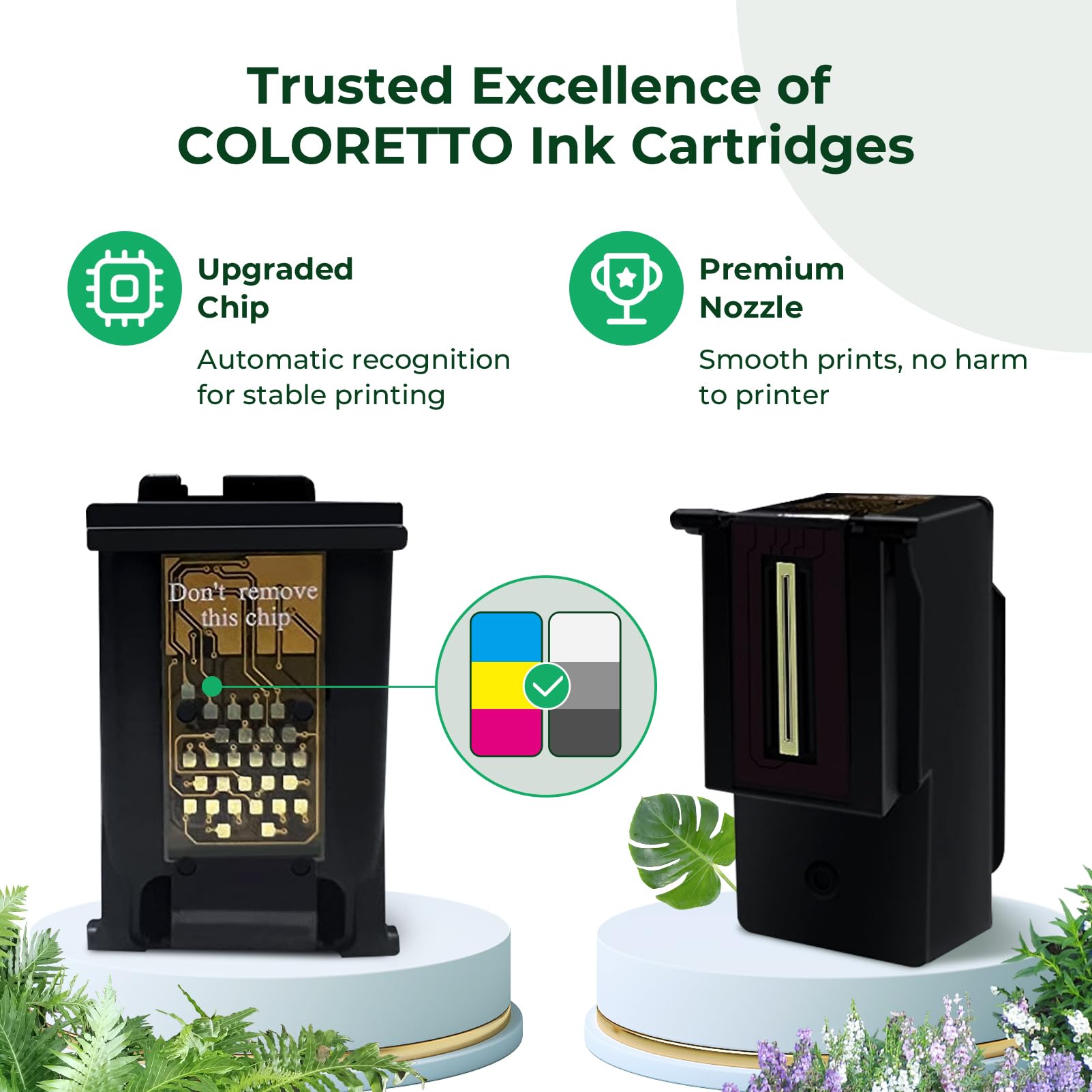 COLORETTO 276XL Ink Cartridge for Canon PIXMA Printers - Tri-Color Replacement for Home & Office Use