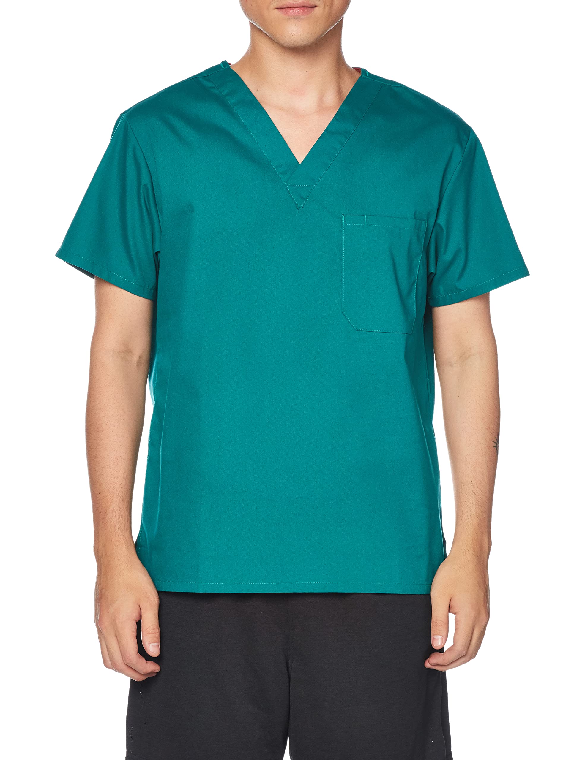 Dickies EDS Signature Scrubs - Soft Brushed Poplin Unisex V-Neck Top with One Pocket | Comfortable Medical Uniform for Nurses, Doctors & Healthcare Professionals | Perfect for Hospitals, Clinics & Medical Workplaces