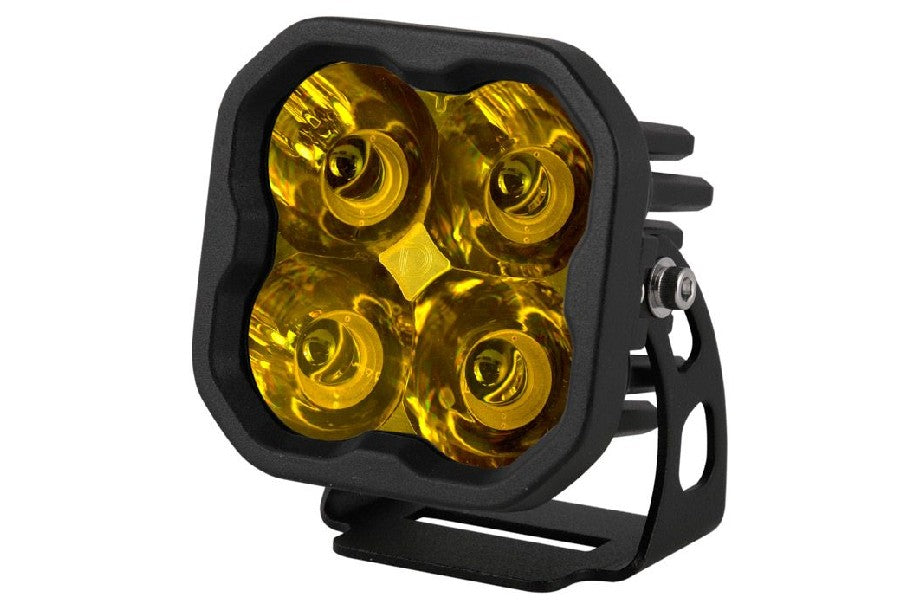 Diode Dynamics SS3 Sport LED Spot Light - High-Performance Yellow Off-Road Lighting for Trucks, Jeeps & ATVs - Perfect for Night Driving, Camping & Off-Road Adventures