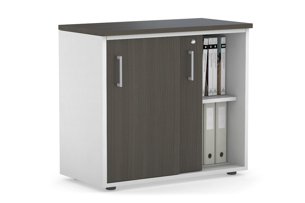 Modern Sliding Door Credenza Cabinet - 31.5