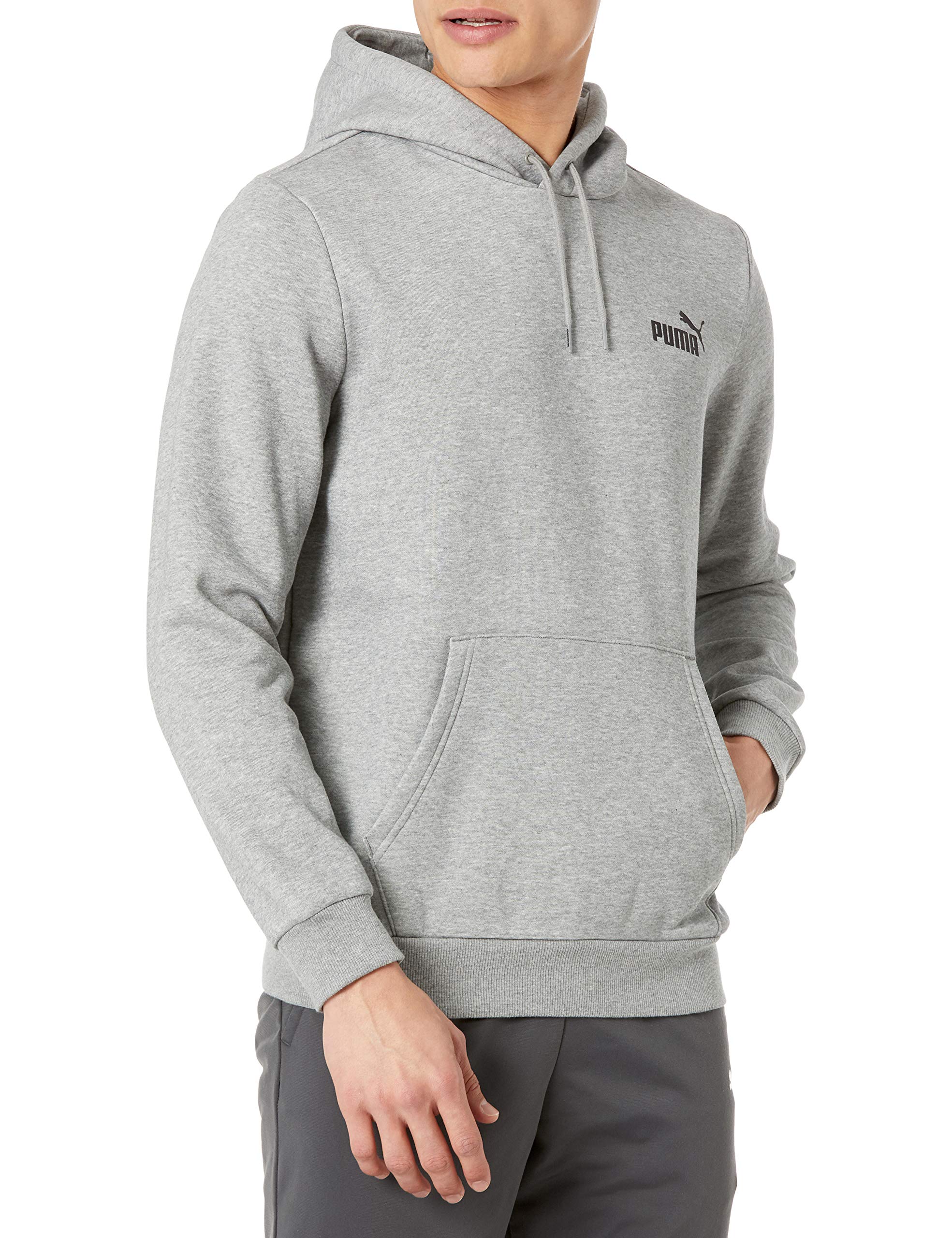 PUMA Men's Essential Small Logo Hoodie - Soft Fleece Pullover for Casual Wear, Gym & Street Style | Comfortable & Stylish Sweatshirt for Everyday Outfits