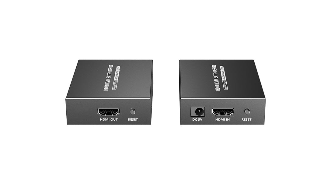 4K 30Hz HDMI Extender with USB Mouse & Keyboard Extension - Long Distance Signal Booster for Home Theater, Gaming & Office Setup