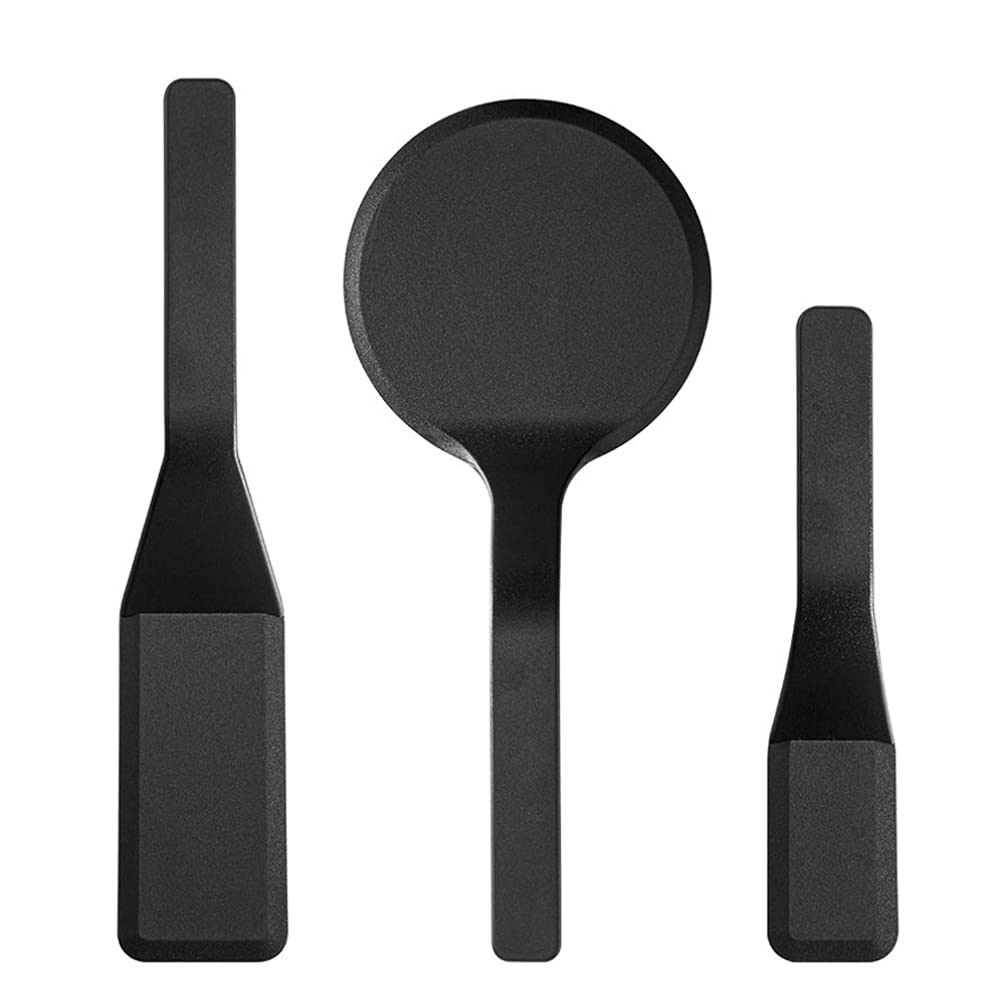 **Cabilock 3-Piece Silicone Spatula Set - Non-Stick Pizza Turner, Cake & Cookie Spatula for Flipping Eggs, Burgers, Crepes & Lasagna - Perfect for Baking, Cooking & Kitchen Use**