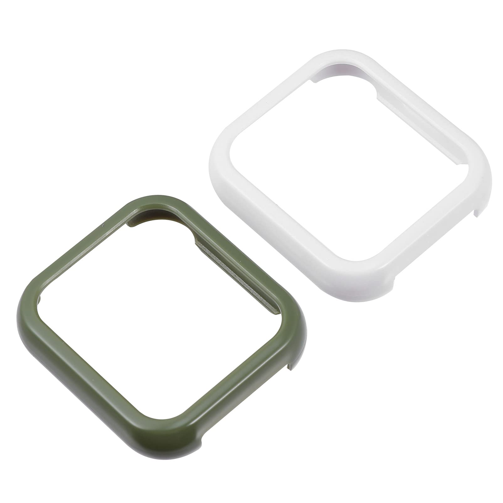 Hemobllo 2-Pack Watch Protective Case - Shockproof Cover with Screen Protector for Apple Watch Series 8/7/6/SE/5/4/3, Durable Shell Frame for Daily Workouts, Running & Outdoor Activities